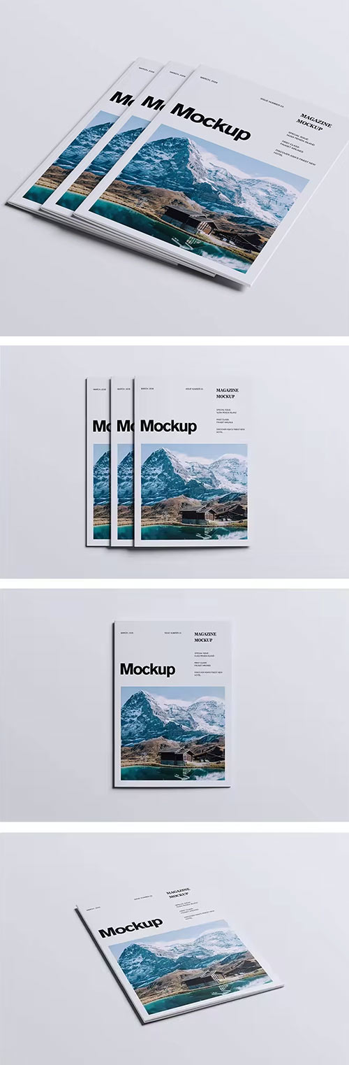 Magazine Mockup U6BAEG7
