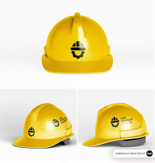 Construction Helmet Mockup EPD6ZP8
