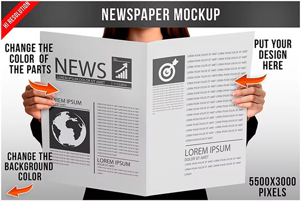 Newspaper Mockup QNUW4ZQ