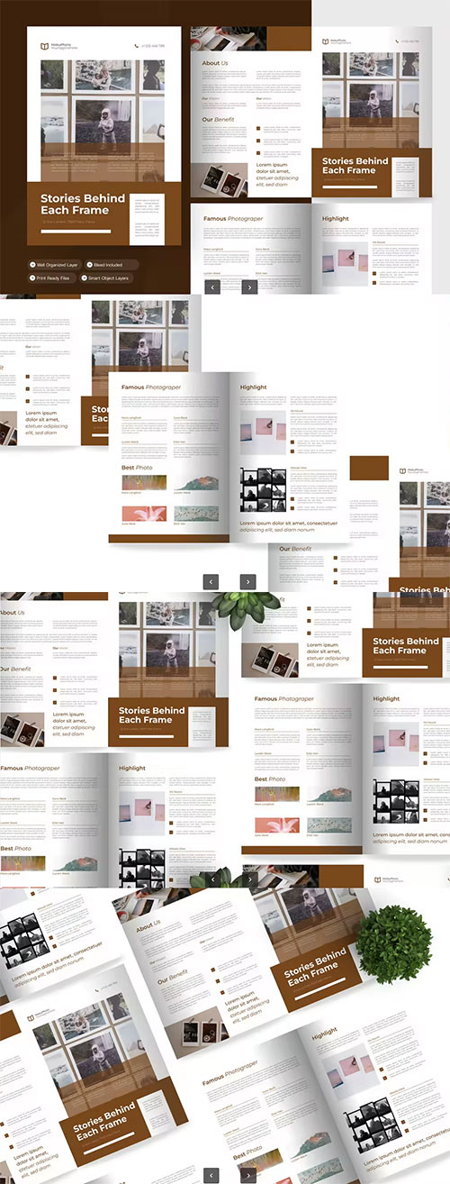 Photo Brown - Bifold Brochure BMKVK3X