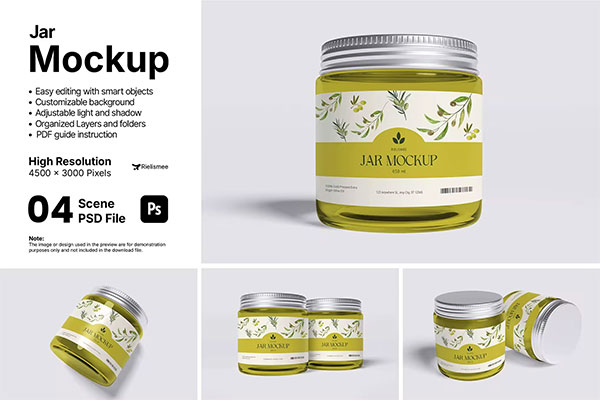 Jar Mockup S8LWLVZ