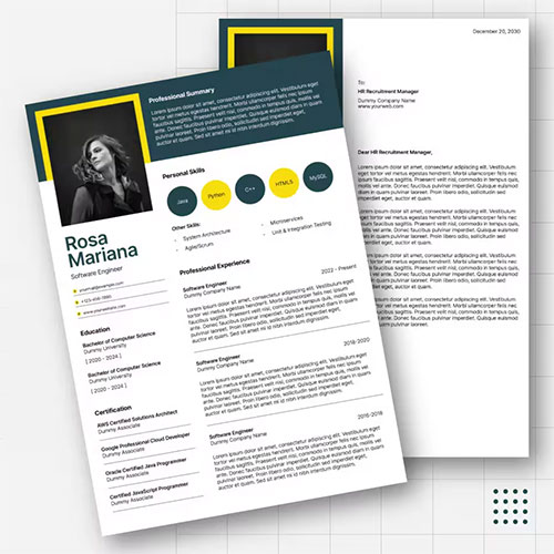 Cv Resume Template 5WK4AHH