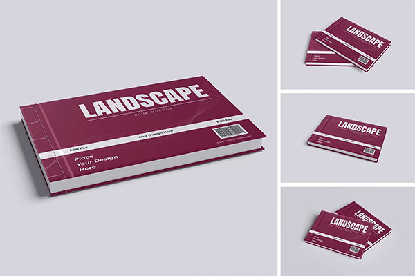 Landscape Book Mockup S8CUJAK