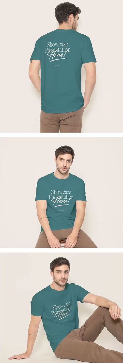 Mens T-Shirt Mockup 8UY4RTU