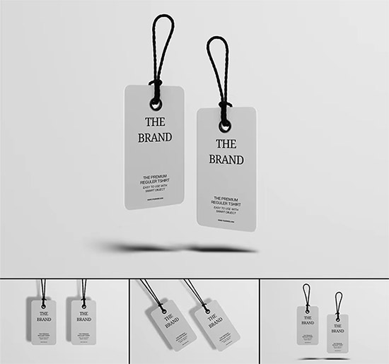 Tag Label Mockup 5S6KB2H