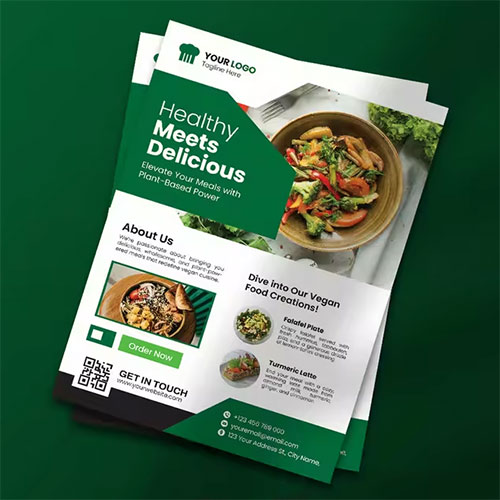 Vegan Food Flyer JG36DXN