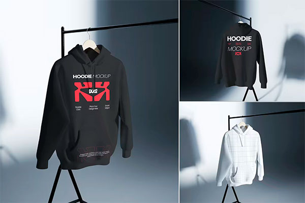 Apparel Hoodie Mockup NA38W7G