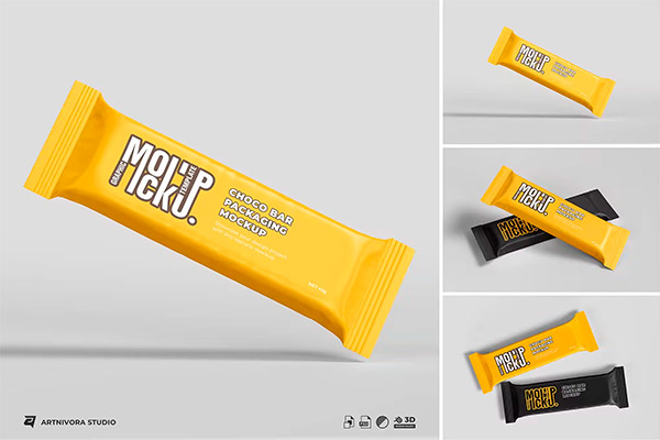 Snack Bar Mockup Sets L9KF96U