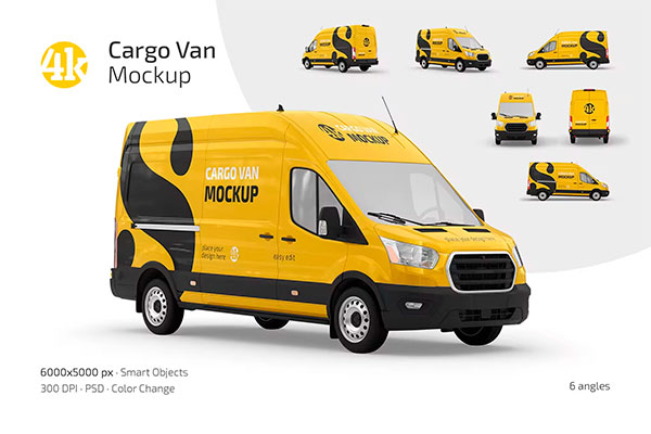 Cargo Van Mockup Set STES2K5