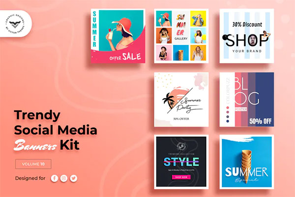 Social Media Banners Pack X