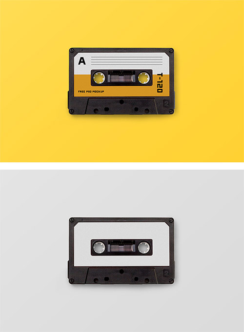 Cassette Tape PSD Mock up