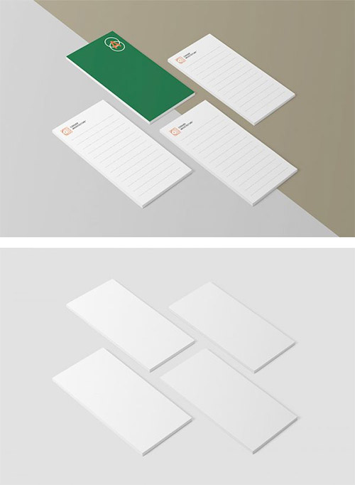 Notepads Mock ups