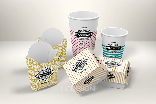 Fast Food Branding and Packaging Mock up