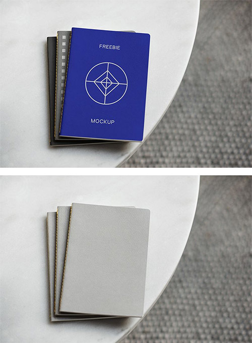 Notebook PSD Mockup