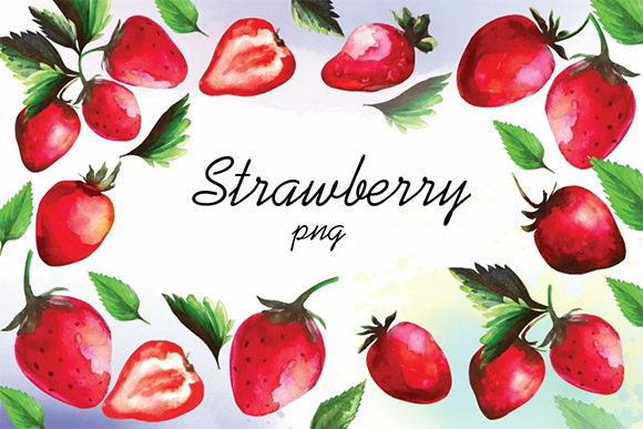 Strawberry PNG Collection