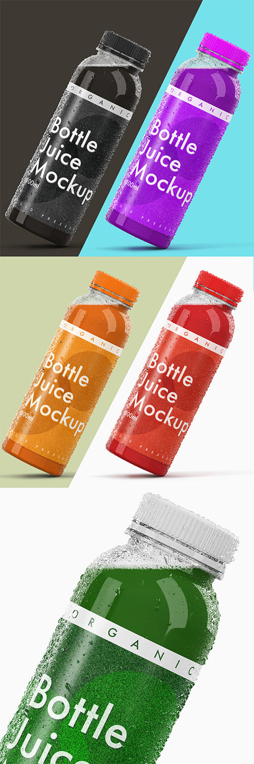 Juice Bottle Mockup 303885922