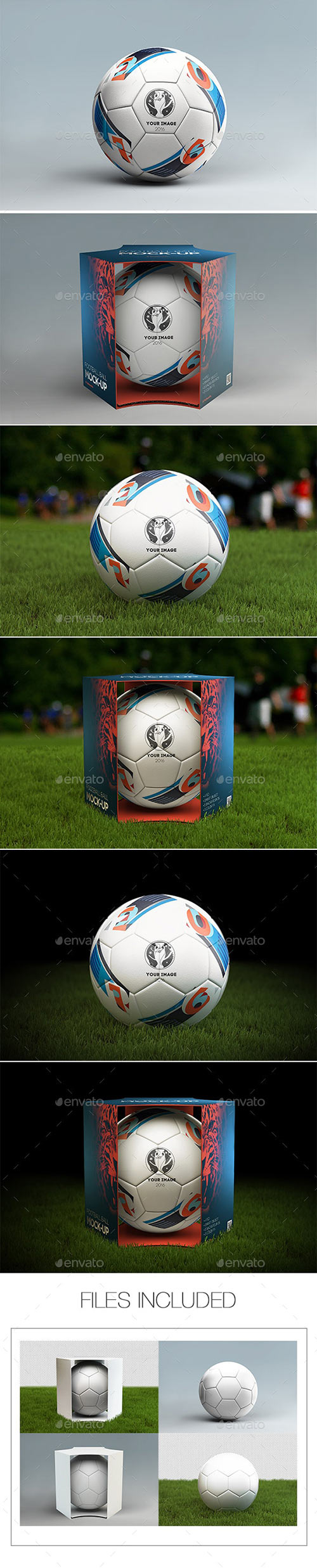 GraphicRiver - Soccer Ball Mock-up