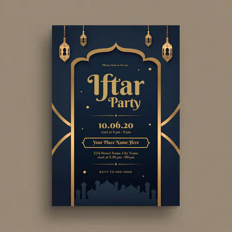 Iftar Party Invitation/Flyer PSD