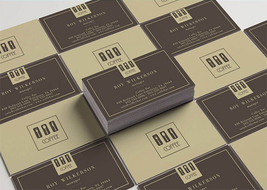 Coffee Business Card Template 2334730