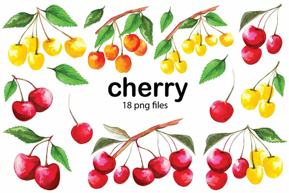 Cherry PNG Collection