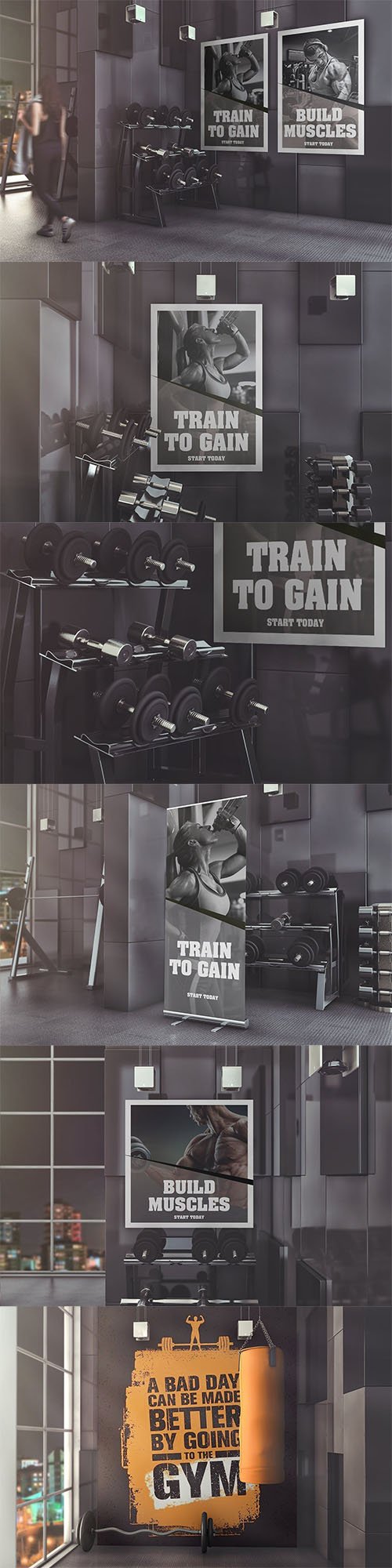 Gym Advertising Mockup