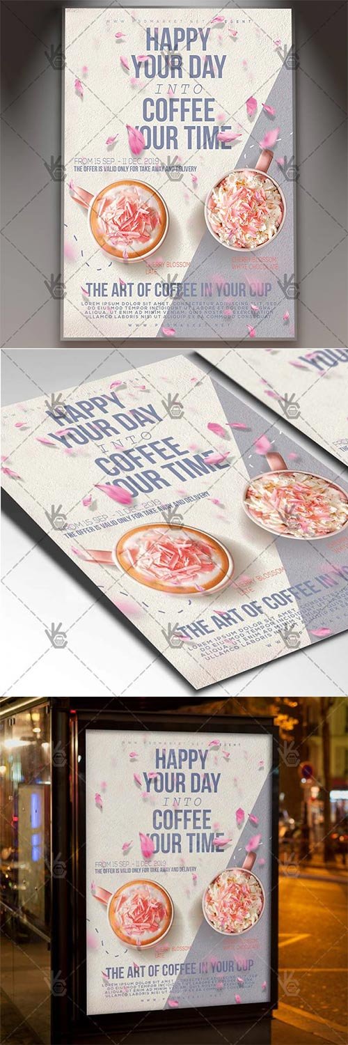 Coffee Time - Food Flyer PSD Template