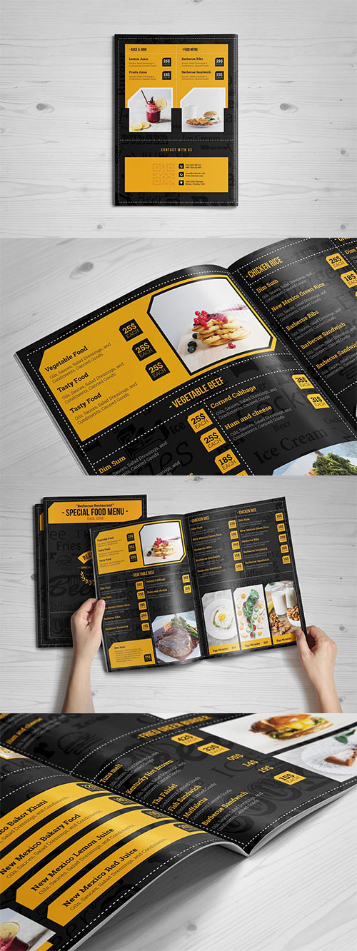 Special Food Menu Brochure - 12 Pages