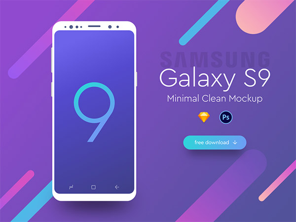 Samsung Galaxy S9 Mockup