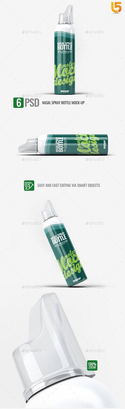 Nasal Spray Bottle Mock-Up 23611604