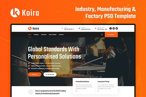 Koira - Factory and Manufacturing PSD