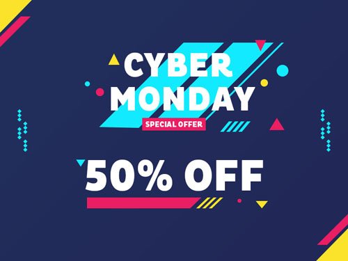 Cyber Monday Exclusive Offer PSD Template