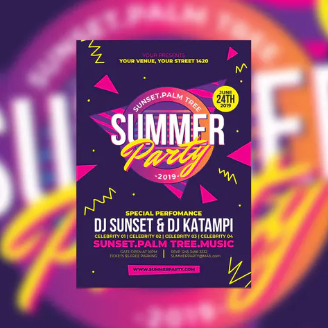 Summer Party PSD