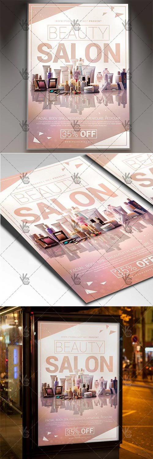 Beauty Salon Promotion - Business Flyer PSD Template