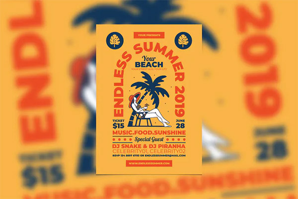 Endless Summer Party PSD