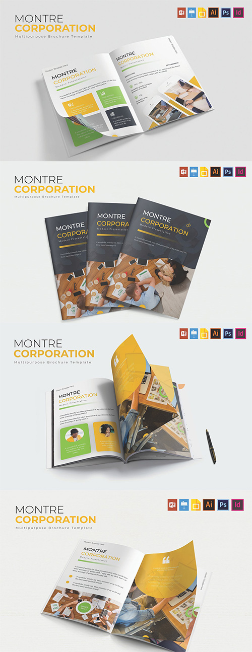 Montre Corporation - Borchure Template