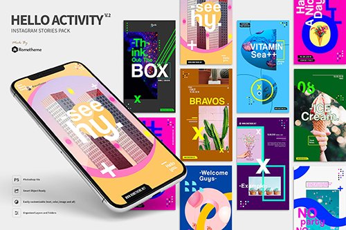 Hello Activity - Modern Instagram Stories Pack v2