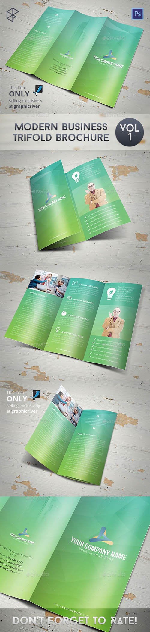 Modern Business Trifold Brochure