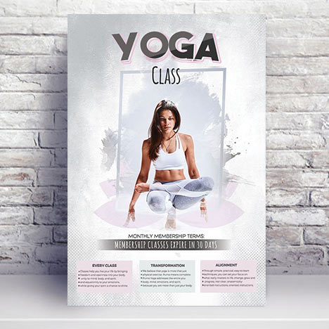Yoga Day - Premium flyer psd template