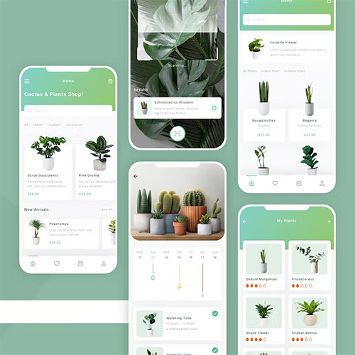 Plant Care Mobile App UI Kit