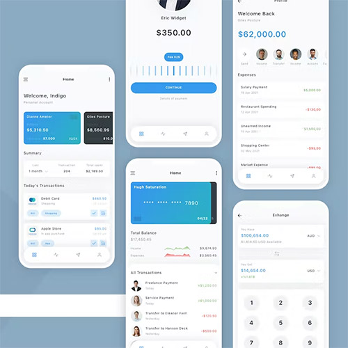 Send Money Mobile App UI Kit