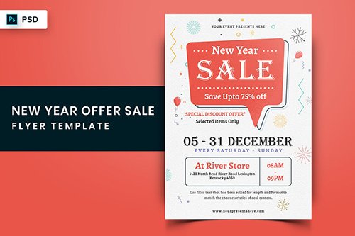 New Year Sales Offer Flyer-12
