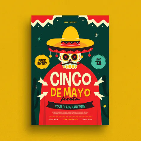 Cinco De Mayo Event Flyer 2 PSD