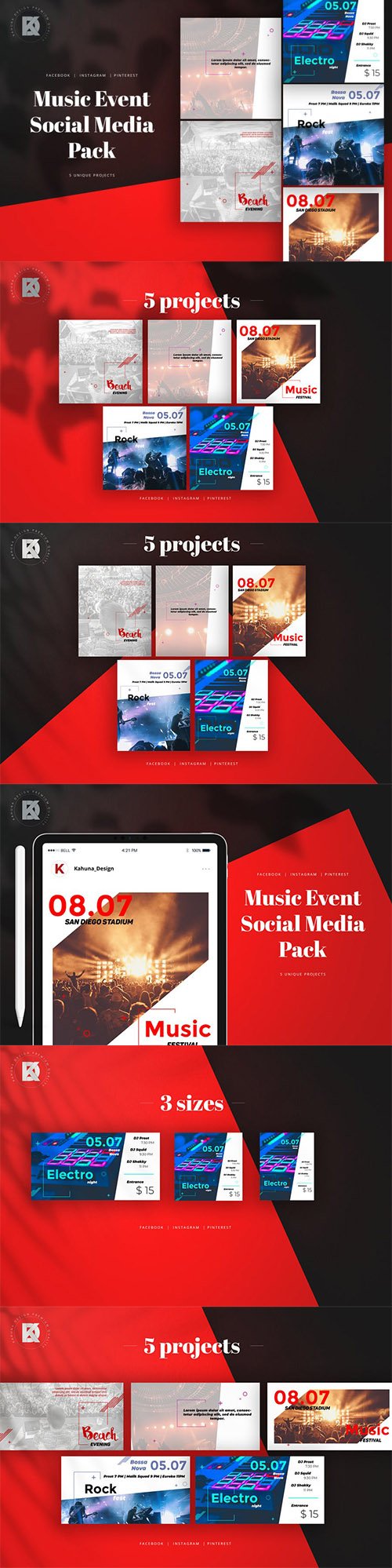 Music Event Social Media Pack