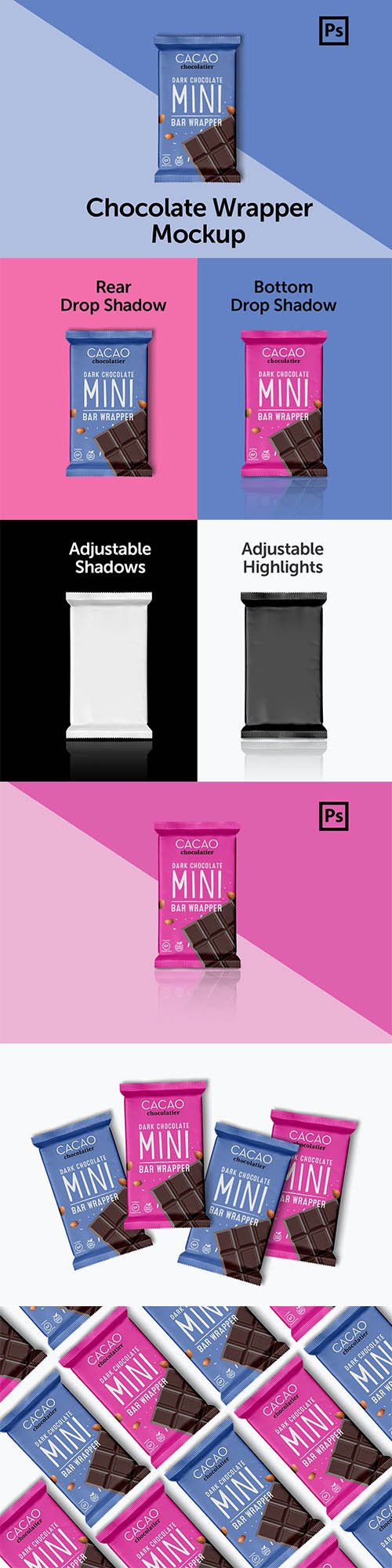 Mini Chocolate Wrapper Mockup 3653302