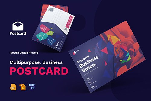 Multipurpose, Business, Corporate Postcard