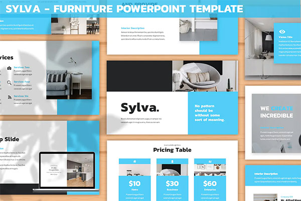 Sylva - Furniture Powerpoint Template