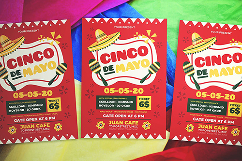 Cinco De Mayo Party Flyer PSD