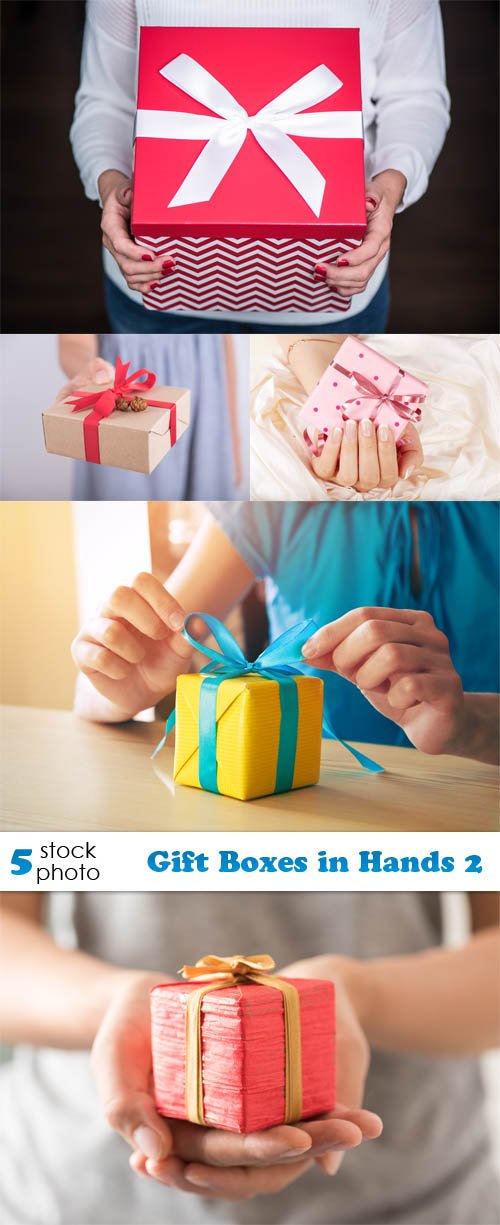 Photos - Gift Boxes in Hands 2