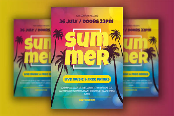 Summer Palm Beach Flyer