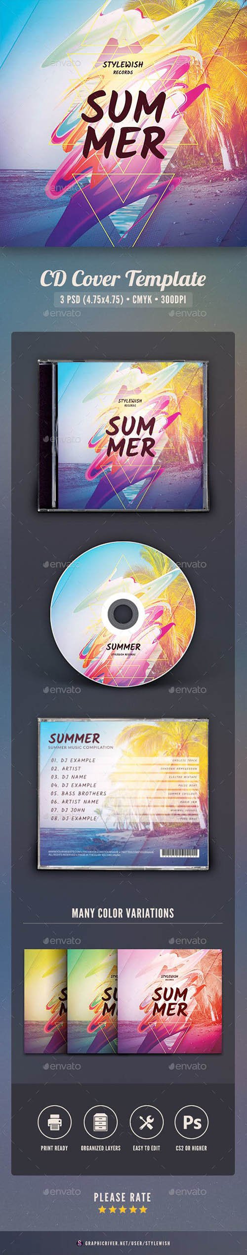 Summer CD Cover Artwork